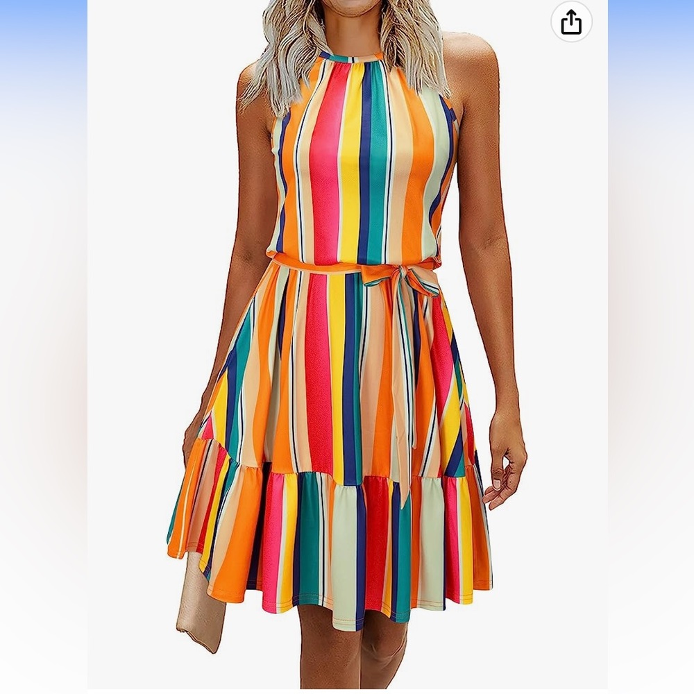 Halter Sundress with Pockets ☀️ 👗